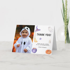 Vattenfärgsvärdbarn första födelsedagsfesten tack kort