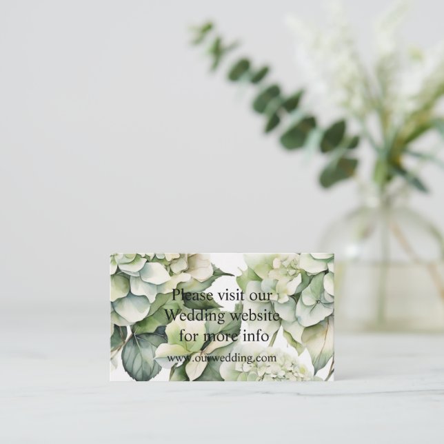 Vattenfärgsvattenfärgsvattenområden för elegantens tilläggskort (Stående Fram)