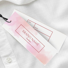 Vattenfärgsvit affärsslutning, märkre | ROSA Litet Visitkort