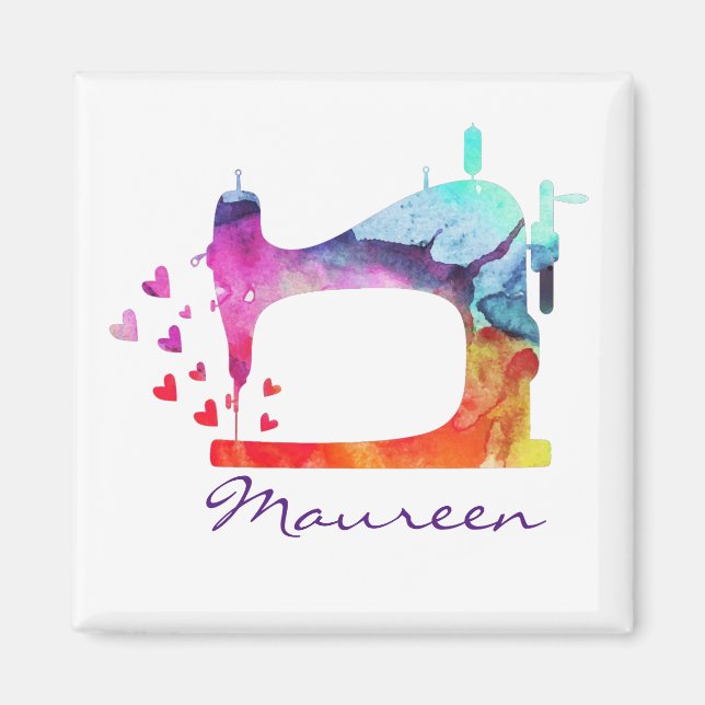 Vattenfärgsymaskin Magnet (Framsidan)