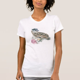 Vattenfärguggla T Shirt