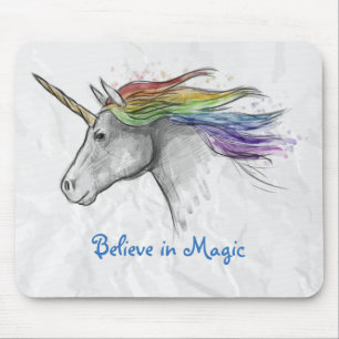 VattenfärgUnicorn Mousepad Musmatta