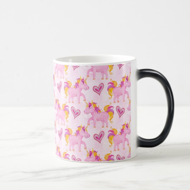 VattenfärgUnicorns Magisk Mugg (Höger)