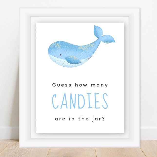 Vattenfärgval - Hur många kander finns det i burk? Poster (Skapare uppladdad)