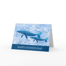 Vattenfärgval i lycklig Fars dag