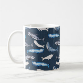 Vattenfärgval Kaffemugg