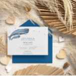 Vattenfärgval Ocean Kid Birthday Inbjudningar<br><div class="desc">Den här inbjudan är enkel och söt och är den perfekt nautisk-tematiska vägen till vänner och familj i inbjudan till din barn. Den har handmålade vattenfärgade blå valar med bubblor i luft. Baksidan har samma egenskaper som blå färg med vita färgfläckar. All blå typografi är utbytbar för att passa dina...</div>