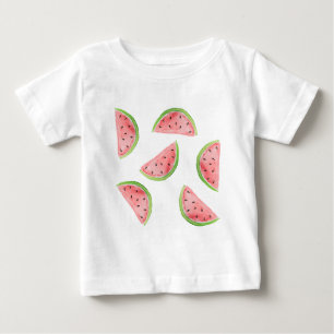 vattenfärgvattenmelonskivor tee shirt