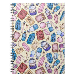 VattenfärgWitchy mönster Anteckningsbok