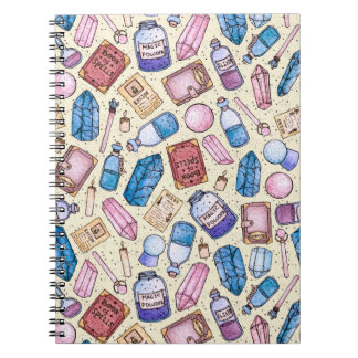 VattenfärgWitchy mönster Anteckningsbok