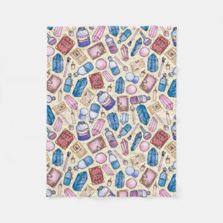 VattenfärgWitchy mönster Fleecefilt