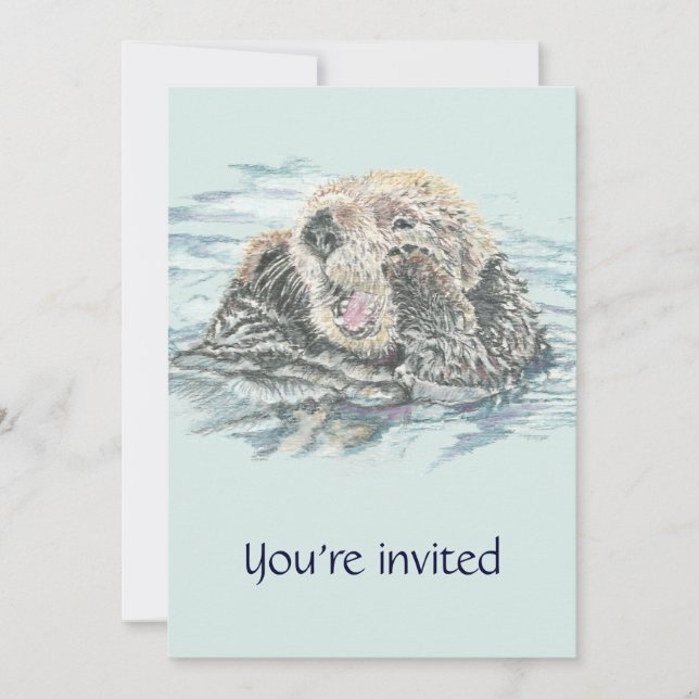 Vattenfart, Vatten park Födelsedagsfest Inbjudan (Framsida)