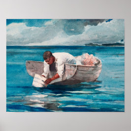 Vattenfläkten (ca. 1888–1889) | Winslow Homer Poster