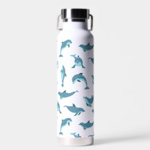 Vattenflaska av delfiner