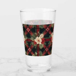 Vattenflaska av vintage glas med Play Mönster