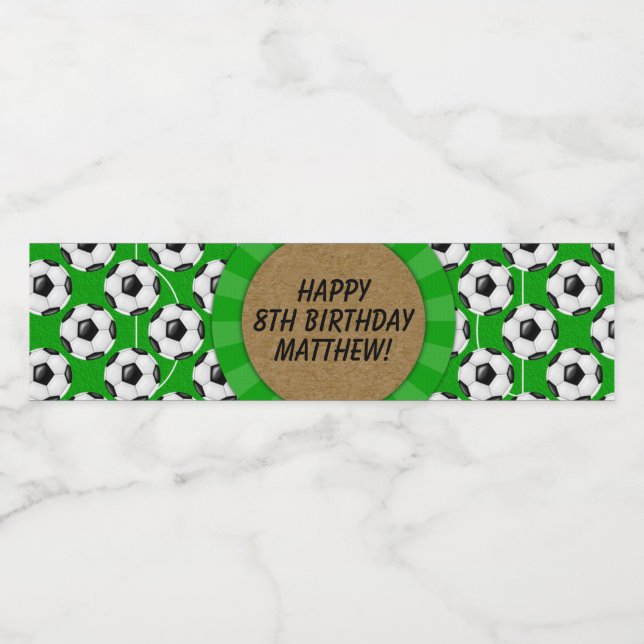 Vattenflaska-etikett för Oceaner Party Vattenflaskor Etikett (Singel etikett)