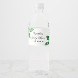 Vattenflaska för barnsköljning för tropisk ungel vattenflaskor etikett