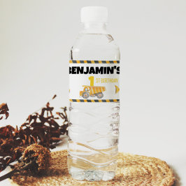 Vattenflaska för födelsedagsetikett i Lastbil Vattenflaskor Etikett