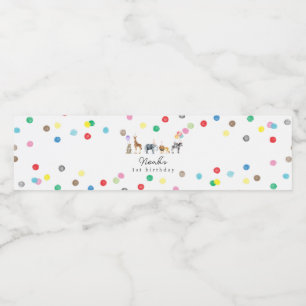 Vattenflaska för party-djur vattenflaskor etikett