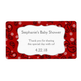 Vattenflaska för Western babydusch för Cowboy- Fraktsedel