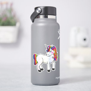 Vattenflaska-klistermärken Unicorn Stickers Klistermärken