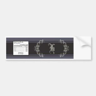 Vattenflaska Label Black Tie Affair Grått Elegant Bildekal