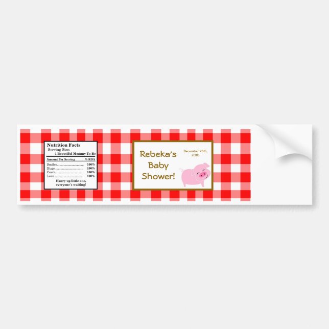 Vattenflaska Label Red Barn Boskap Bildekal (Framsidan)