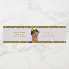 Vattenflaska Labels,Tony's babydusch, vit guld Vattenflaskor Etikett