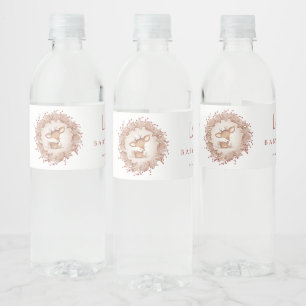 Vattenflaska Labs i Hjorten Drink Baby Shower Vattenflaskor Etikett