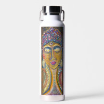 Vattenflaska med originell konst av Feminine Buddh