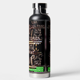 Vattenflaska - vacker konst