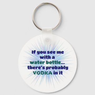 Vattenflaska VODKA Gift FUNNY Nyckelring
