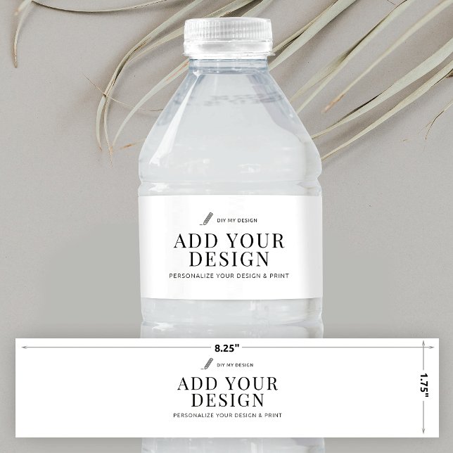 Vattenflasketikettutskriftsuppladdning Din Design Vattenflaska Etikett (Skapare uppladdad)