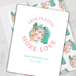Vattenflaskor Miljövänliga Valentine Julkort