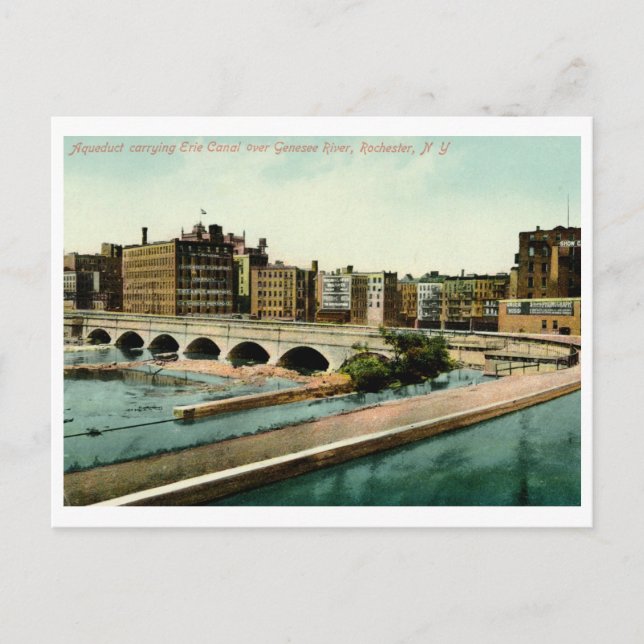 Vattenfodral, Rochester, NY-Vintage Vykort (Framsida)