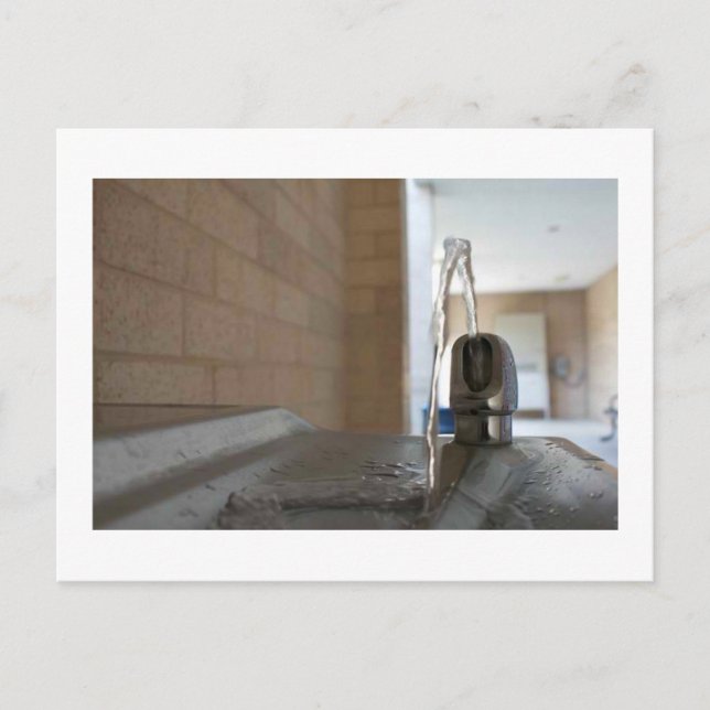 Vattenfontän Vykort (Framsida)