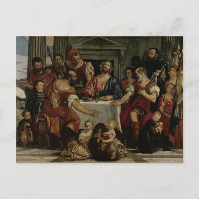 Vattenförsörjning på Emmaus (olja på canvas) Vykort (Framsida)