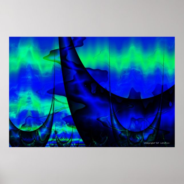 Vattenförvrängning Poster (Framsidan)