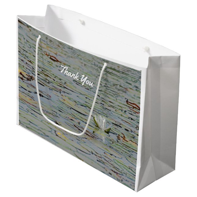 Vattenfritt Pond Sjö Flower I Gift Märkre (Framsidan Vinklad)