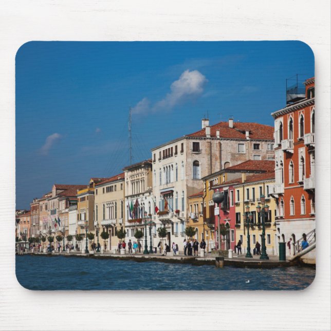 Vattenfront längs den stora kanalen i Venedig Musmatta (Framsidan)