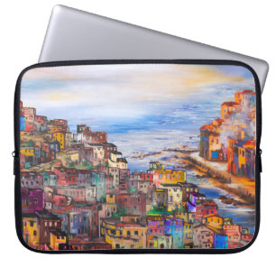 Vattenfronten i Neaplesitaly,Neapel,napoli,city,e Laptop Fodral