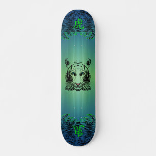 Vattengående tigerskateboard skateboard bräda 20,5 cm