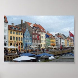 Vattengräns i Köpenhamn Poster