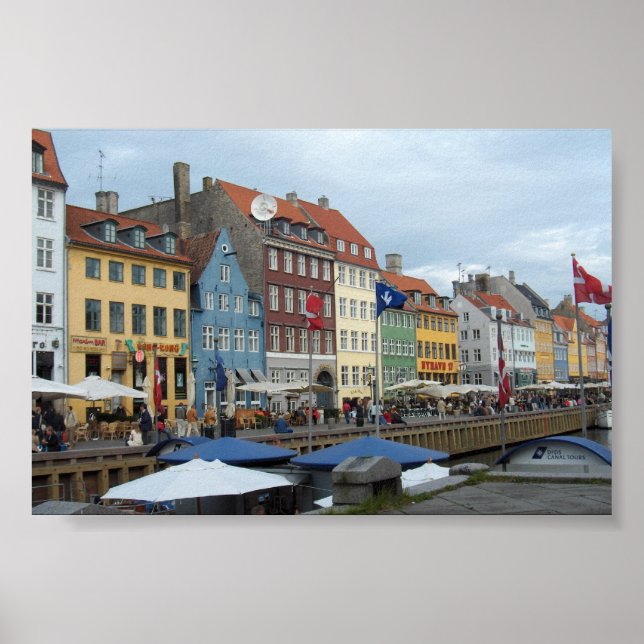 Vattengräns i Köpenhamn Poster (Framsidan)