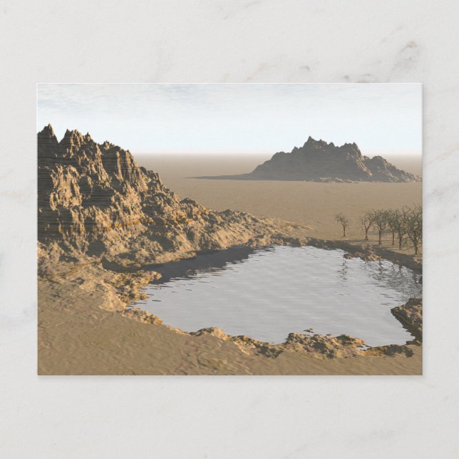 Vattenhål Vykort (Framsida)