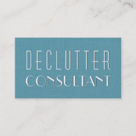 Vattenhaltig DECLUTTER KONSULTANT Simple Stil V08 Visitkort