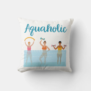 Vattenhaltiga Vatten Aerobics Waterobics Women Kudde