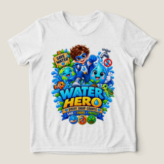Vattenhjälte Spara Vatten Barn T-Shirt