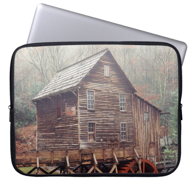 Vattenhjul Laptop Sleeve (Framsidan)