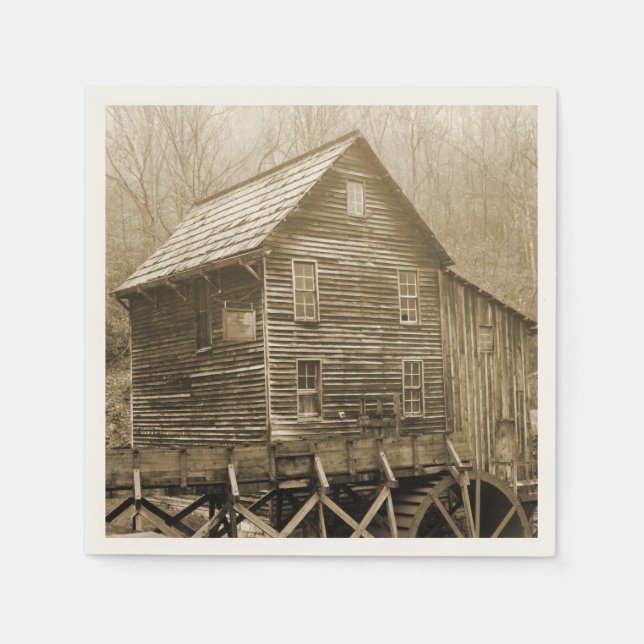 Vattenhjul Pappersservett (Framsidan)